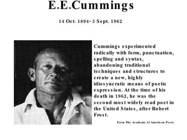 E. E. Cummings Biography - Facts, Childhood, Family Life & Achievements of The American Poet & Painter