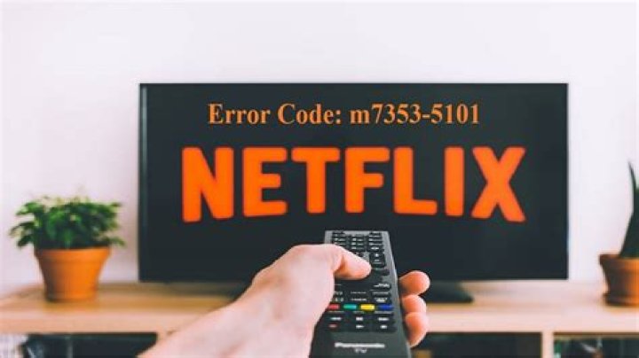 How to fix Netflix error M7353-5101