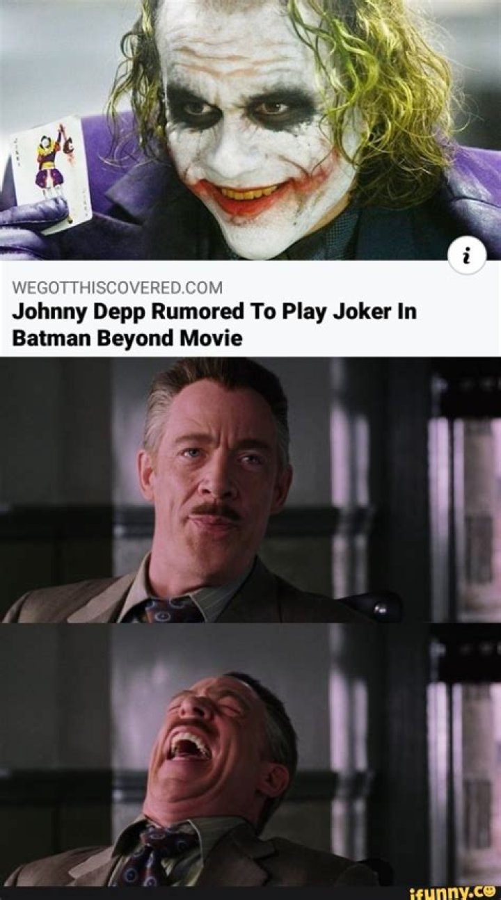 Johnny Depp Rumored To Play Joker In Batman Beyond Movie