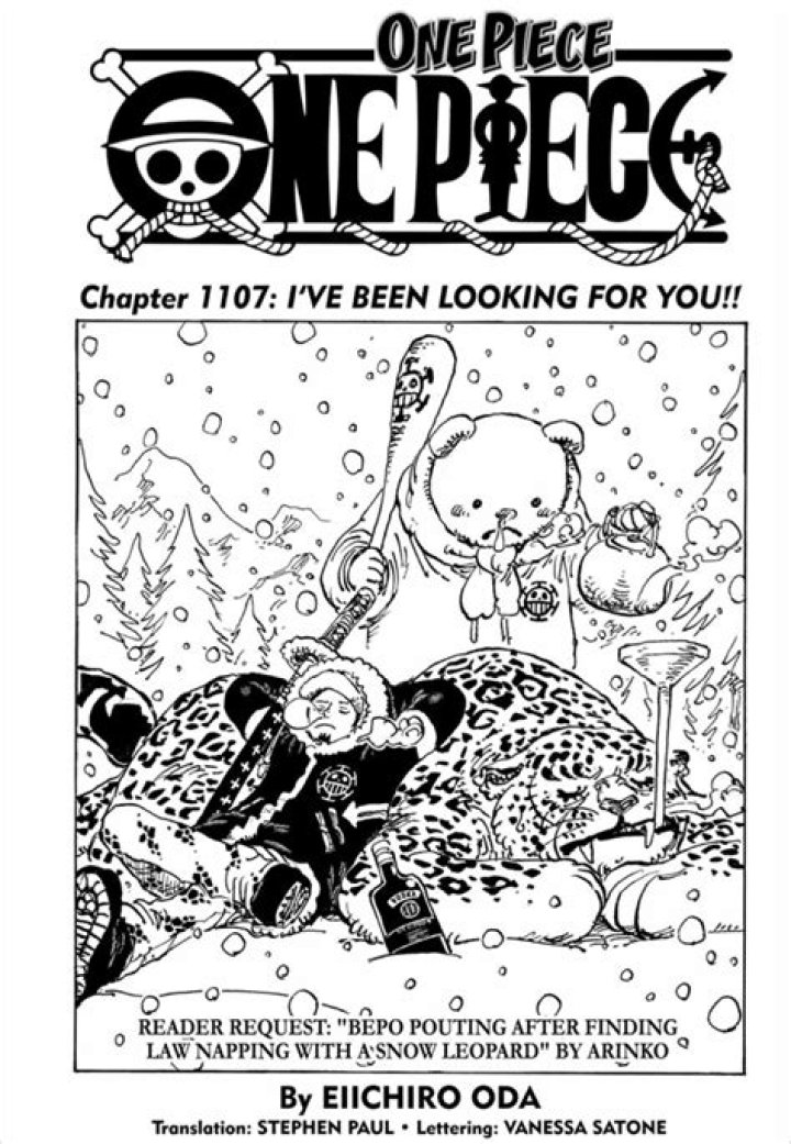 ‘One Piece’ chapter 1107 release date and time, confirmed