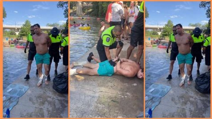 ‘Should’ve put them in sport mode’: Police arrest poolside perp whose real crime is destroying his stylish shoes