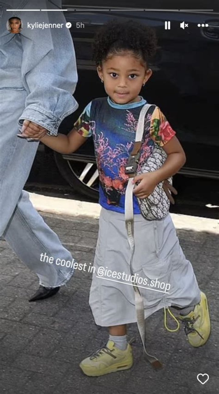 Stormi Webster Wears Custom Travis Scott In New Photos