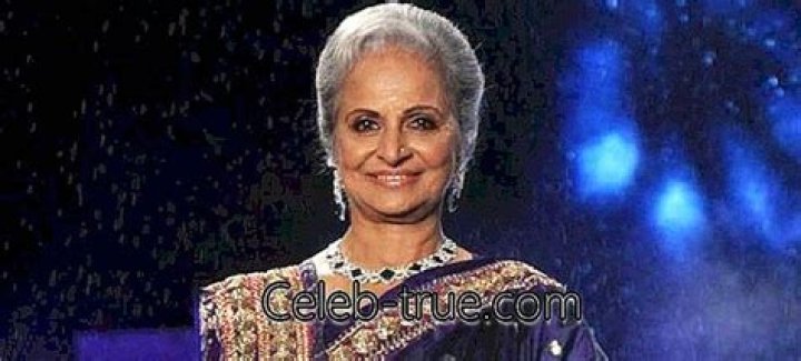 Waheeda Rehman Biography - Childhood, Life Achievements & Timeline