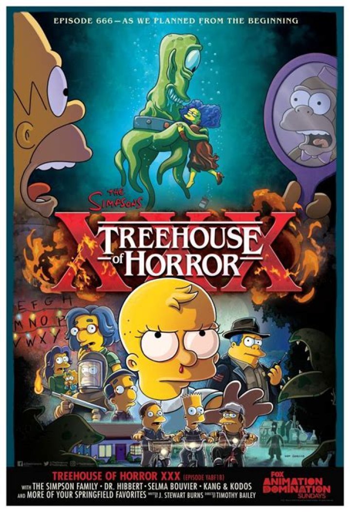 When is ‘The Simpsons’ Treehouse of Horror 2023 on?