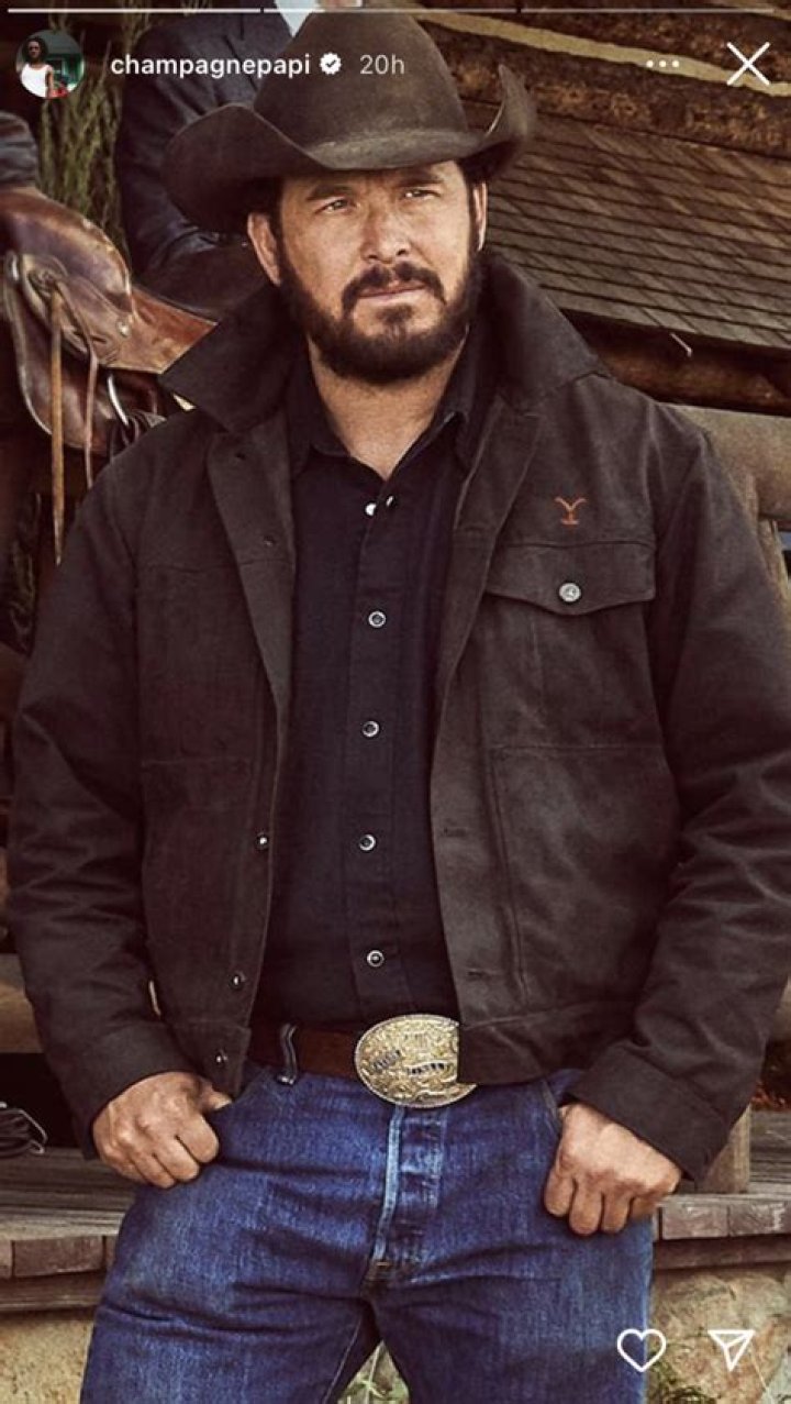 ‘Yellowstone’ fanboy Drake celebrates his birthday with the ultimate gift from Rip Wheeler himself